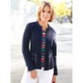 Shirtjacke CASUAL LOOKS "Shirtjacke" Gr. 36, blau (marine) Damen Shirts