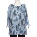 Ulla Popken Damen Bluse, blau, Gr. 46