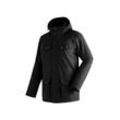 Funktionsjacke MAIER SPORTS "Knuth" Gr. 48, schwarz, Herren, 100% Polyester, Jacken, Herren Outdoorjacke, wind/wasserdichte Jacke, mTHERM Isolation