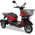 Elektromobil ROLEKTRO "Rolektro E-Carrier 25 V.3 Lithium ohne Koffer", rot (rot, schwarz), ElektromobileB:71cm H:125cm L:177,5cm, B:71cm H:125cm L:177,5cm