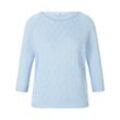 Rundhals-Pullover aus 100% SUPIMA®-Baumwolle Peter Hahn blau