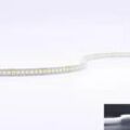 Strip 24V LED Streifen 5M 15W/m 210LED/m 8mm - Lichtfarbe: Kaltweiß 6000K - Schu...