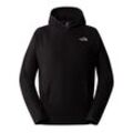 Fleecepullover THE NORTH FACE "M 100 GLACIER HOODIE" Gr. L, schwarz (tnf black-npf) Herren Sweatshirts