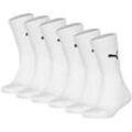 PUMA Kinder Socken 6er Pack - Easy Rider, ECOM, einfarbig, Logo Weiß 27-30