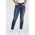 Straight-Jeans LEVI'S "724 High Rise Straight" Gr. 28, Länge 34, blau (cool i am in paradis) Damen Jeans