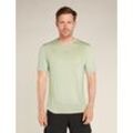 Icebreaker 125 ZoneKnit™ Merino Blend Energy Wind T-Shirt - Mann - Ashen - Größe XXL