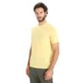 Icebreaker Merino Leinen T-Shirt Stripe - Mann - Summer/snow - Größe XXL