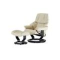 Stressless Relaxsessel mit Hocker Reno L ¦ creme ¦ Maße (cm): B: 88