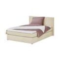 smart Boxspringbett Basic ¦ creme ¦ Maße (cm): B: 133 H: 97 T: 211