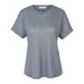 Rundhals-Shirt Peter Hahn blau