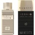 Eau de Toilette BUGATTI "BUGATTI Iconiq Gold EdT 100ml", transparent, Parfüms, Herren, 100ml