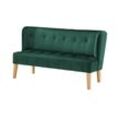 switch Küchensofa Samt Bella ¦ grün ¦ Maße (cm): B: 158 H: 90 T: 72