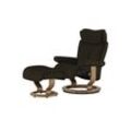 Stressless Relaxsessel mit Hocker Leder Magic L ¦ braun ¦ Maße (cm):