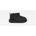 UGG® Classic Ultra Mini Boot für Kinder | UGG® EU in Black, Größe 28.5, Veloursleder