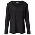 V-Pullover aus 100% Premium-Kaschmir include schwarz, 48