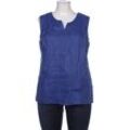 Peter Hahn Damen Bluse, blau, Gr. 42