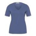 V-Shirt 1/2-Arm Emilia Lay blau, 40