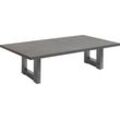 Couchtisch MÄUSBACHER, grau (graphit, graphit, graphit, graphit), B:140cm H:47cm T:70cm, Tische, Couchtisch Eckige Couchtische Holz-Couchtische, U-Gestell