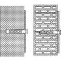 Hewi System 100 Befestigung BM18.4 Holzblocksteine, Holzlochziegel, Z-21.3-1830, für Stützklappgriffe