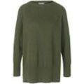 Rundhals-Pullover include grün