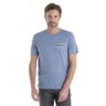 Icebreaker Merino 150 Tech Lite II T-Shirt Aotearoa - Mann - Kyanite - Größe XXL