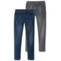 2 Jungen Skinny-Jeans im 5-Pocket-Style