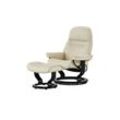 Stressless Relaxsessel mit Hocker Leder Sunrise L ¦ creme ¦ Maße (cm)