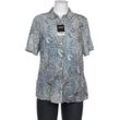 Peter Hahn Damen Bluse, blau, Gr. 40