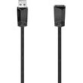 Hama - USB-Kabel usb 2.0 usb-a Buchse, usb-a Stecker 3.00 m Schwarz 00200620