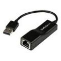 StarTech.com USB 2.0 RJ45 Fast Ethernet Adapter - Lan Nic USB Netzwerkadapter - USB 2.0 10/100 Mbit Adapter in Schwarz - Netzwerkadapter - USB 2.0 - 10/100 Ethernet