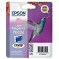 Epson T0806 Original Tintenpatrone C13T08064011 Hell Magenta