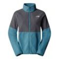 Fleecejacke THE NORTH FACE Gr. M, blau (algae blau, smoked pearl), Damen, Fleece, Obermaterial: 100% Polyester, unifarben mit Farbeinsatz, Jacken