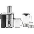 GASTROBACK 40153 Design Multijuicer Digital Pro Entsafter 1300 Watt, Silber