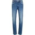 TOM TAILOR Herren Josh Regular Slim Coolmax Jeans, blau, Uni, Gr. 32/36