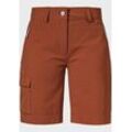 Bermudas SCHÖFFEL "Shorts Kitzstein L" Gr. 38, Normalgrößen, rot (2950, rot) Damen Hosen