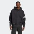 Kapuzensweatshirt ADIDAS ORIGINALS "NEU C HD" Gr. L, schwarz (black) Herren Sweatshirts