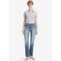 Bootcut-Jeans LEVI'S "315 Shaping Boot" Gr. 27, Länge 32, blau (smudged line) Damen Jeans Bestseller