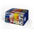 Original HP SU375A / CLT-P406C Toner Multipack (Schwarz,Cyan,Magenta,Gelb)