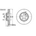 ATE Bremsensatz-Vorderachse Bremsensatz, Scheibenbremse vorne rechts links belüftet 300mm für LAND ROVER FORD VOLVO 31202331 LR007055 30793540 IJF1416