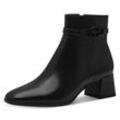 Stiefelette TAMARIS Gr. 37, schwarz Damen Schuhe Blockabsatz, Businessschuh, Ankleboots in modischer Karreeform