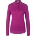 Polo-Pullover Modell Pia Peter Hahn Seide/Kaschmir pink