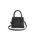 Markberg Mini-Tasche Damen Leder, schwarz