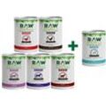 RAW Nature Nassfutter Probierpaket - MIX Pack - 400 g - MIX Pack