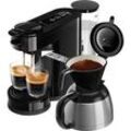 PHILIPS SENSEO® HD6592/64 Switch 2in1 Pad- und Filterkaffeemaschine, Klavierlackschwarz