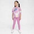 Nike Solarized Set aus Rundhalsshirt und Leggings (jüngere Kinder) - Pink