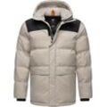 Steppjacke RAGWEAR "Mikkesh" Gr. L (52), grau Herren Jacken Sportliche Winterjacke mit Kapuze