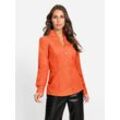 Langarmbluse HEINE Gr. 34, orange Damen Blusen