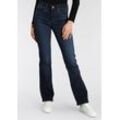 Bootcut-Jeans LEVI'S "315 Shaping Boot" Gr. 28, Länge 30, blau (rinsed deim) Damen Jeans Bestseller