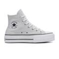 Sneaker CONVERSE "CHUCK TAYLOR ALL STAR LIFT PLATFORM" Gr. 36, schwarz-weiß (barely grau, weiß, schwarz), Textil, Schuhe