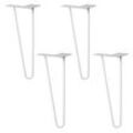 4 WAGNER® design yourself HAIRPIN ST 8246 Tischbeine grau